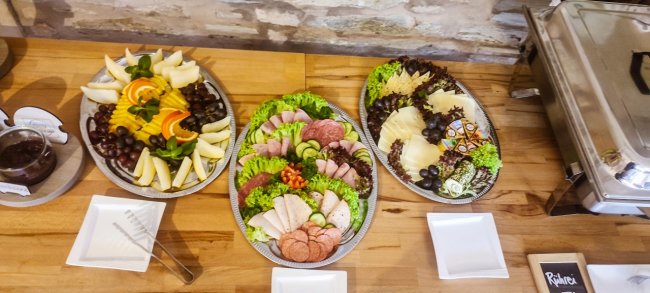 Leckeres Frühstücksbuffet