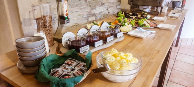 Leckeres Frühstücksbuffet