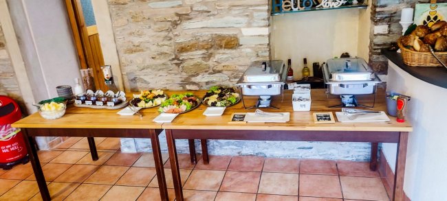 Leckeres Frühstücksbuffet