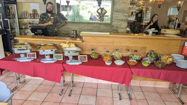 Mexikanisches Buffet all you can eat auf dem Campingplatz Haumühle in Simmertal im Hunsrück