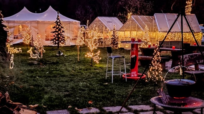 Lichterfest Kesselgulasch Highlight Winterwonderland Campingplatz