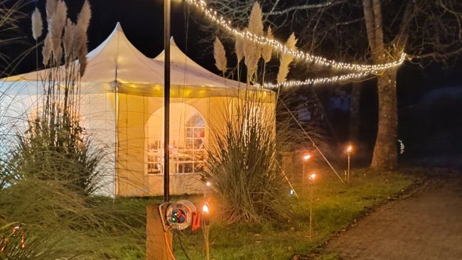 Lichterfest Kesselgulasch Highlight Winterwonderland Campingplatz