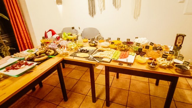 Raclette Buffet Camping Simmertal Glücksschenke