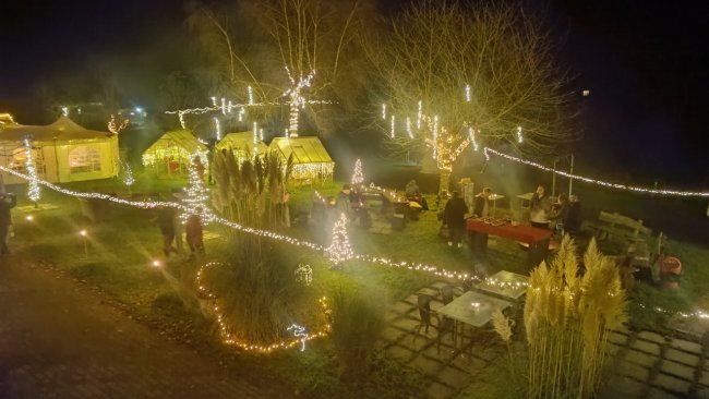 Lichterfest Kesselgulasch Highlight Winterwonderland Campingplatz