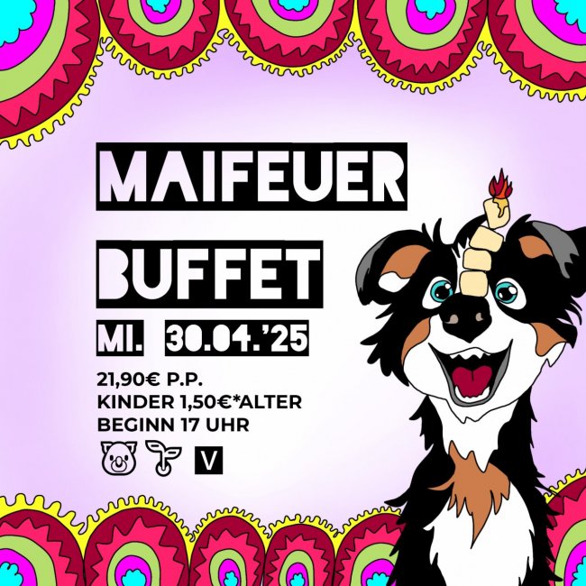 Maifeuer Buffet Camping Hunsrück Simmertal Event